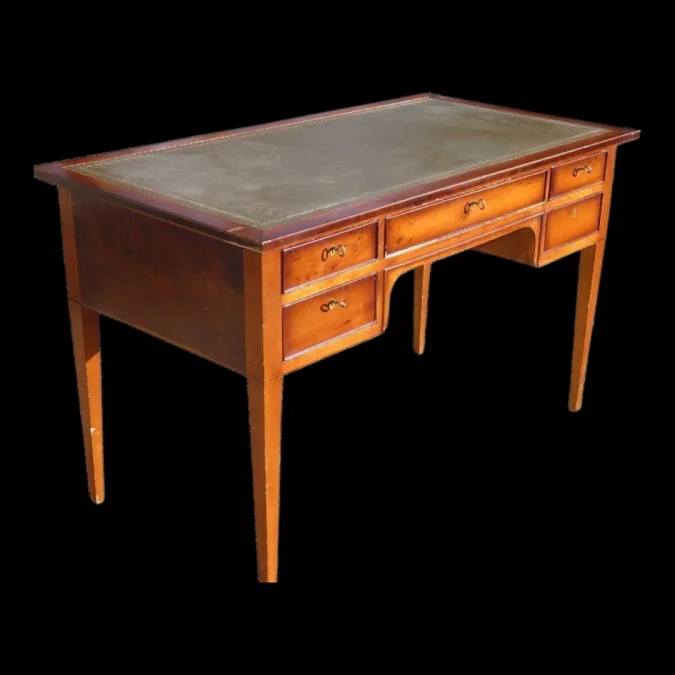Bureau plat de milieu de style Directoire 1960