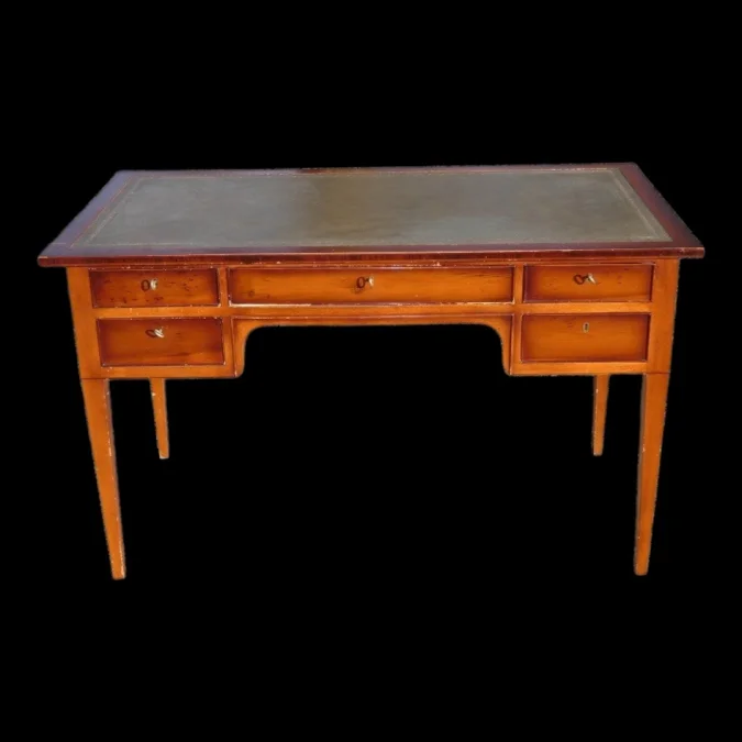Bureau plat de milieu de style Directoire 1960