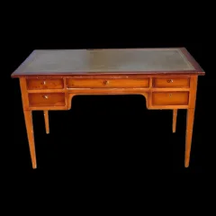 Bureau plat de milieu de style Directoire 1960