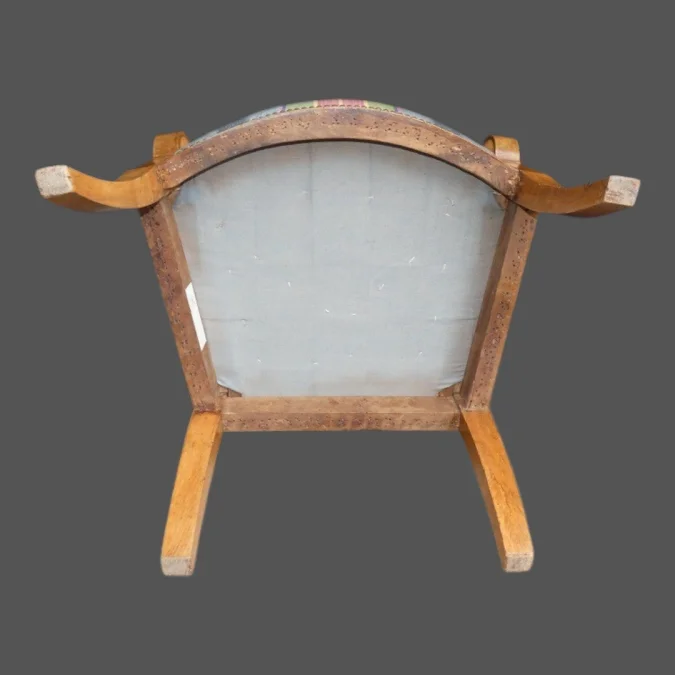 Fauteuil de bureau EMPIRE acajou blond
