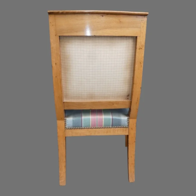 Fauteuil de bureau EMPIRE acajou blond