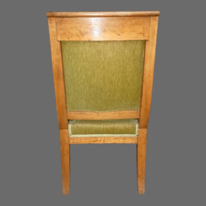 Fauteuil de bureau EMPIRE en noyer vers 1800
