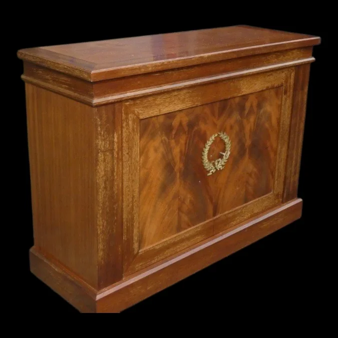 Meuble d'appui en acajou de style EMPIRE années 1950