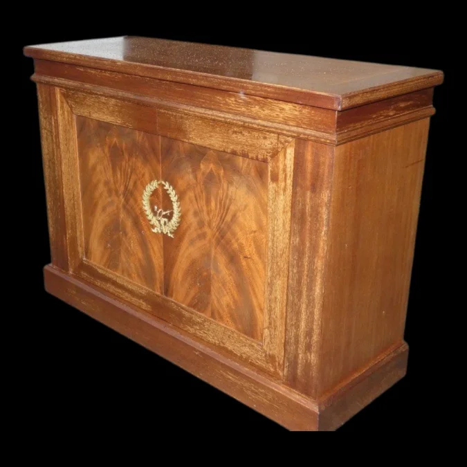 Meuble d'appui en acajou de style EMPIRE années 1950
