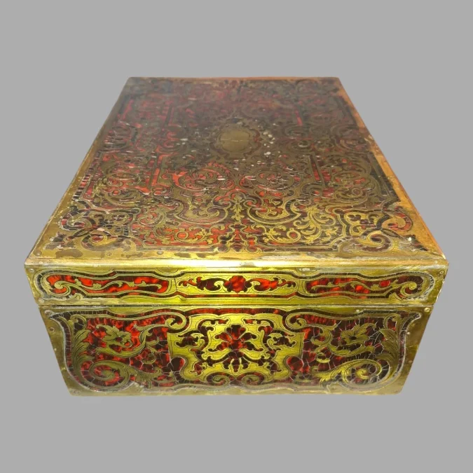 ブール象嵌細工の箱