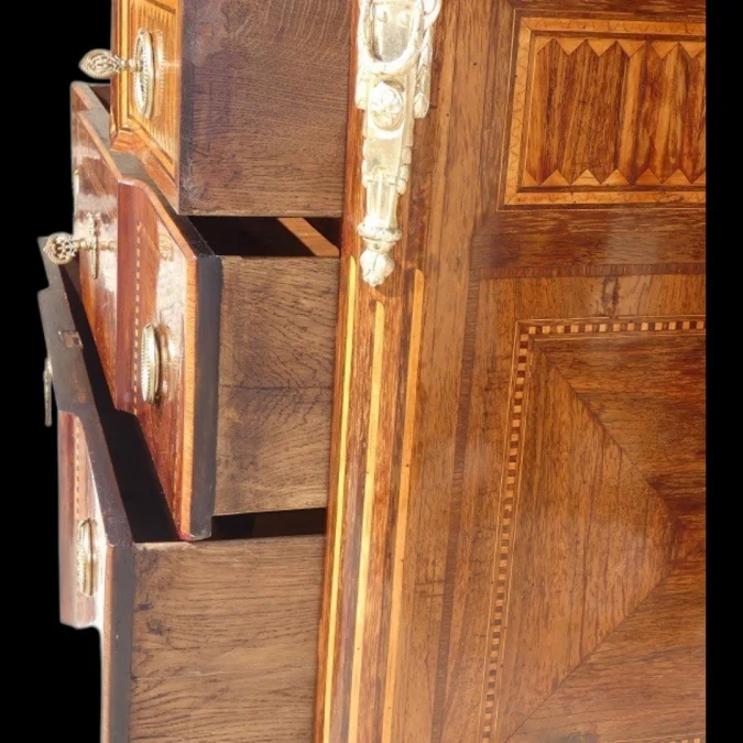 Partager Commode Transition Louis XV / XVI 18ème estampillée G.PRZIREMBEL