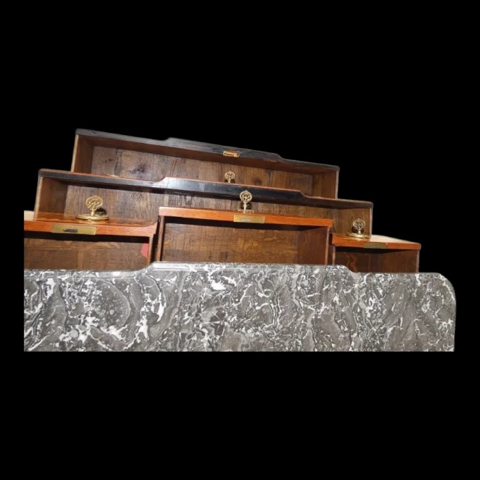 Partager Commode Transition Louis XV / XVI 18ème estampillée G.PRZIREMBEL