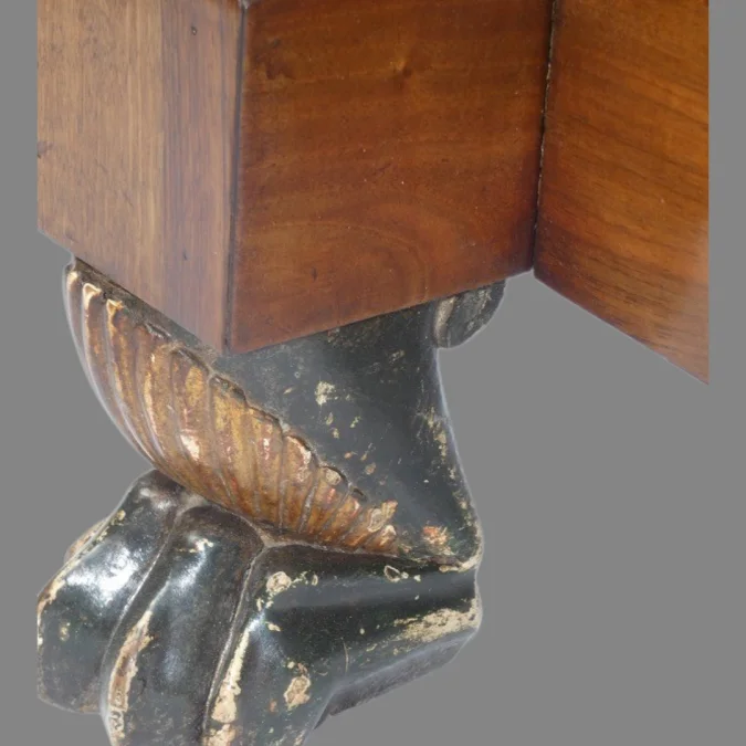 Commode Retour d'Egypte , 1er Empire en noyer dessus marbre- vers 1798- France