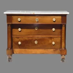 FRENCH EMPIRE PERIOD CHEST OF DRAWERS