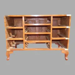 Commode de bateau anglo-indienne en bois de rose 19ème