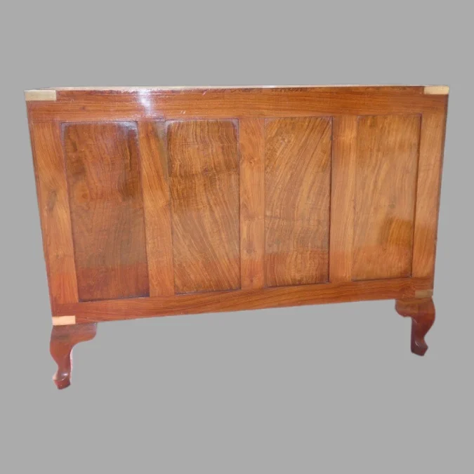 Commode de bateau anglo-indienne en bois de rose 19ème