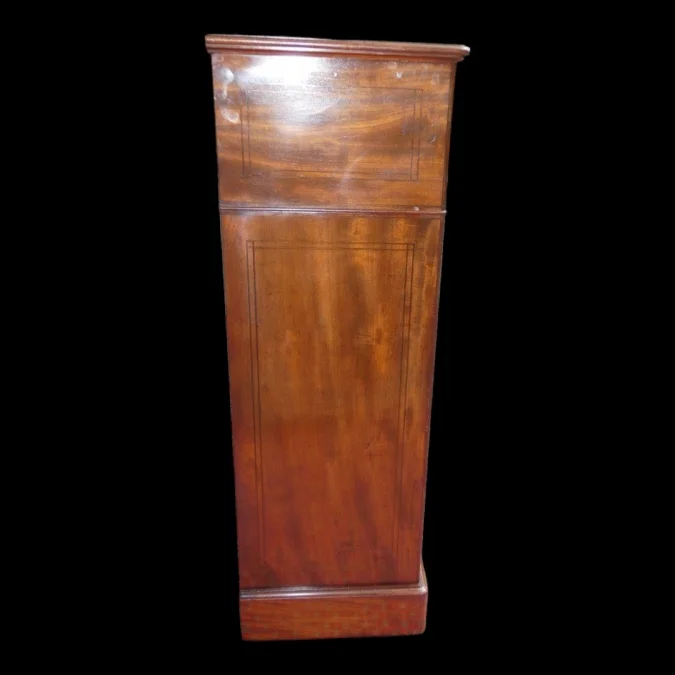 Meuble d'appui bonheur du jour , acajou ébène et citronnier Charles X vers 1820