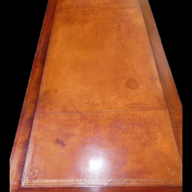 Bureau ministre Empire en acajou et bronzes dorés vers 1820