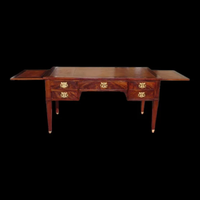 Bureau ministre Empire en acajou et bronzes dorés vers 1820