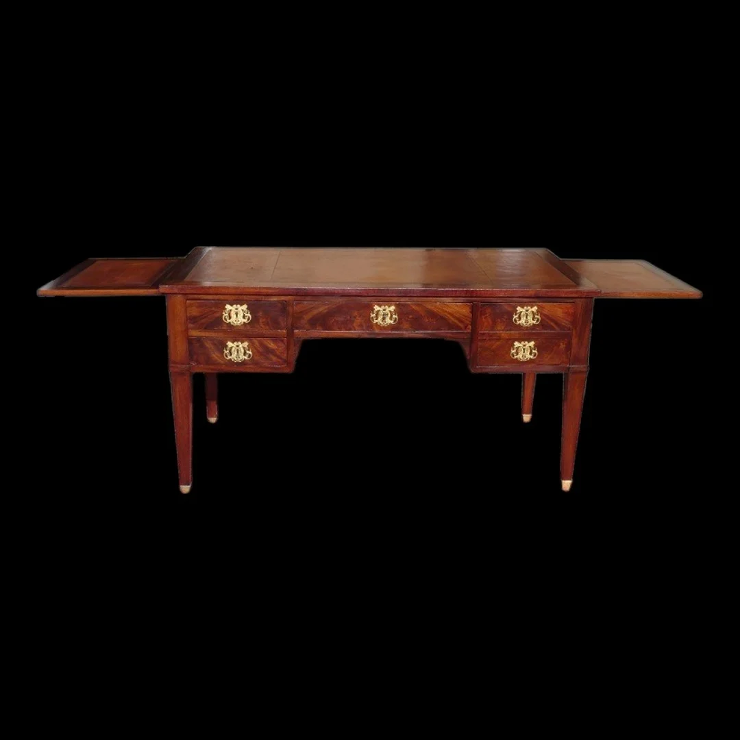 Bureau ministre Empire aus Mahagoni und vergoldeten Bronzen, circa 1820