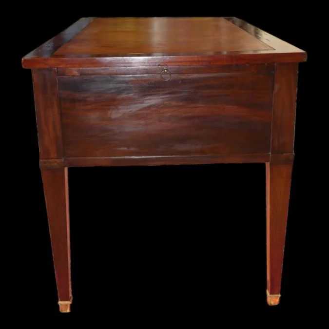Bureau ministre Empire en acajou et bronzes dorés vers 1820