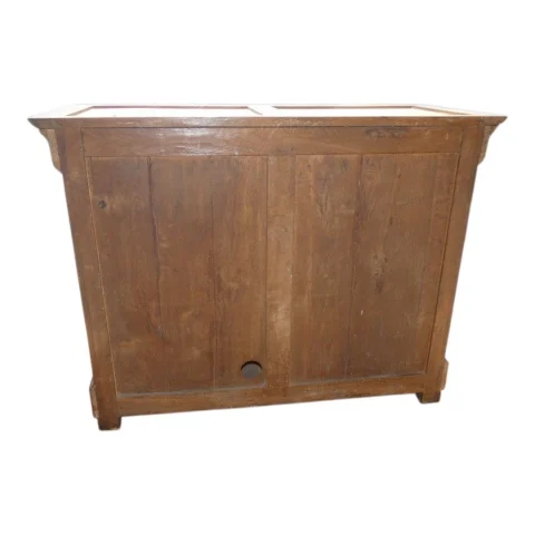 Louis-Philippe flame mahogany chest of drawers with ogee moulding, circa 1830 — Excellent condition