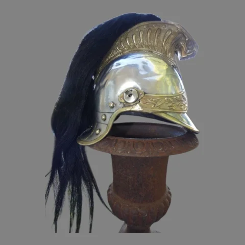 Casque français d'officier de cuirassier ou de dragon modèle 1872-74 — État correct