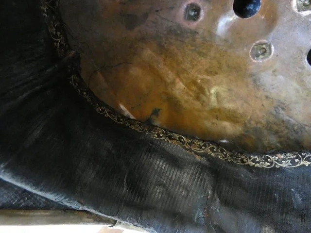 Casque français d'officier de cuirassier ou de dragon modèle 1872-74 — État correct