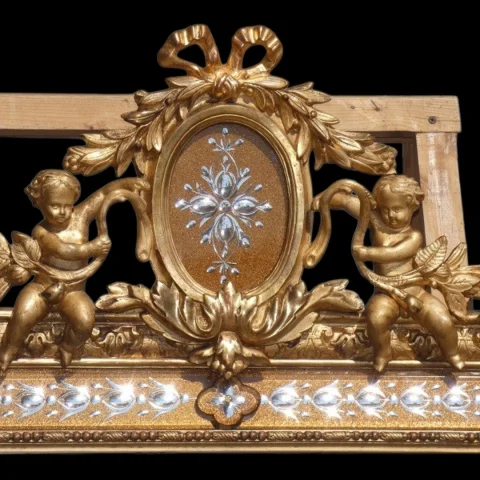 Napoleon-III-Spiegel — Ausgezeichneter Zustand