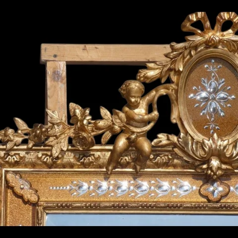 Napoleon-III-Spiegel — Ausgezeichneter Zustand