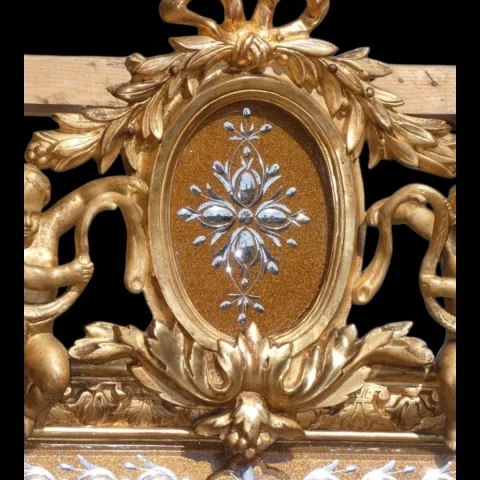 Napoleon-III-Spiegel — Ausgezeichneter Zustand