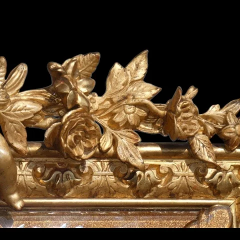 Napoleon-III-Spiegel — Ausgezeichneter Zustand