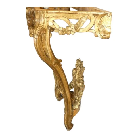 Louis XV / Régence style carved and gilt console table, Provençal, 18th century — Good condition