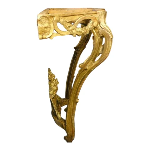 Louis XV / Régence style carved and gilt console table, Provençal, 18th century — Good condition