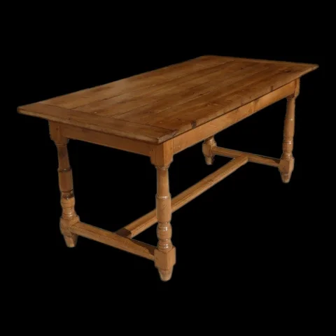 Louis XIII 17th-century solid cherry community table — Very good condition