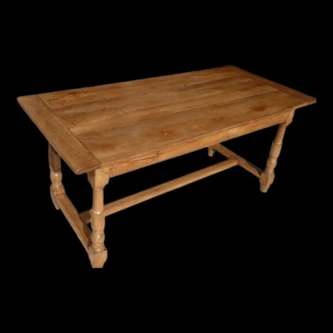 Louis XIII 17th-century solid cherry community table — Very good condition