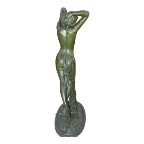 Großer Bronze "L'Abandon" von Edouard-Louis COLLET (1876–1961) SCHWEIZ — Sehr guter Zustand