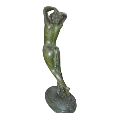 Großer Bronze "L'Abandon" von Edouard-Louis COLLET (1876–1961) SCHWEIZ — Sehr guter Zustand