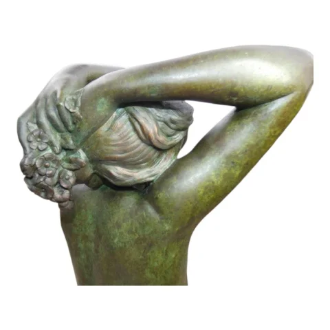 Großer Bronze "L'Abandon" von Edouard-Louis COLLET (1876–1961) SCHWEIZ — Sehr guter Zustand