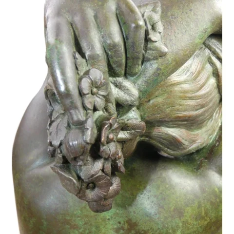 Großer Bronze "L'Abandon" von Edouard-Louis COLLET (1876–1961) SCHWEIZ — Sehr guter Zustand