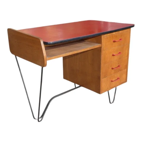 Modernistischer Vintage-Schreibtisch der Jahre 1950/1960 — Guter Zustand