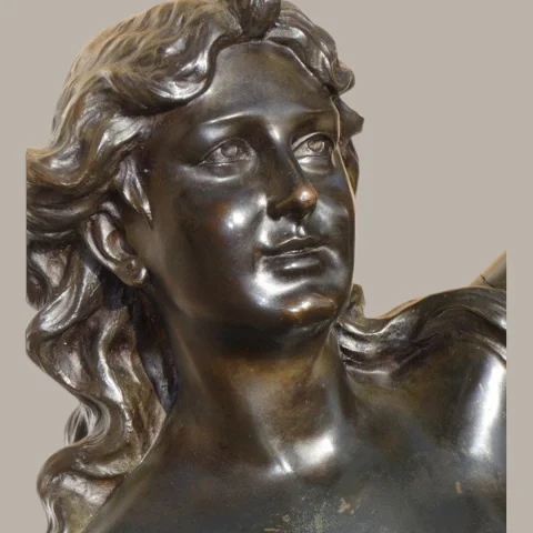 Bronze "La fée de l'électricité" Giovanni TURINI (1841–1899), circa 1880 — Ausgezeichneter Zustand