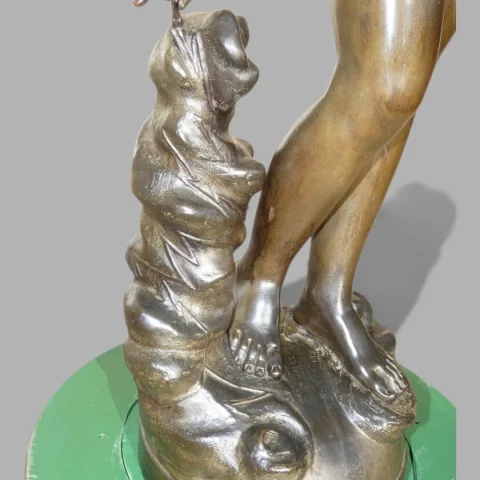 Bronze "La fée de l'électricité" Giovanni TURINI (1841–1899), circa 1880 — Ausgezeichneter Zustand