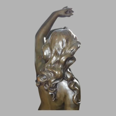 Bronze "La fée de l'électricité" Giovanni TURINI (1841–1899), circa 1880 — Ausgezeichneter Zustand