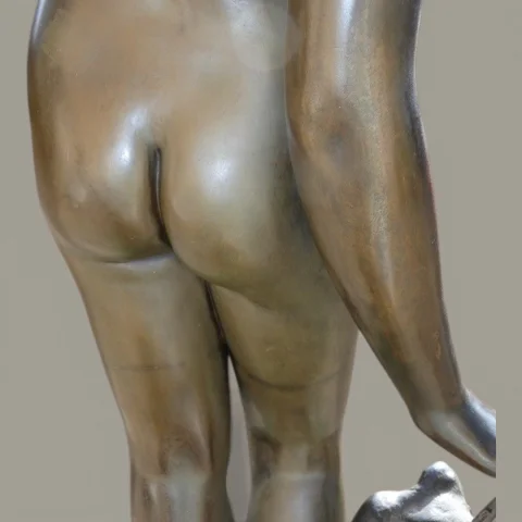 Bronze "La fée de l'électricité" Giovanni TURINI (1841–1899), circa 1880 — Ausgezeichneter Zustand