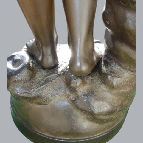 Bronze "La fée de l'électricité" Giovanni TURINI (1841–1899), circa 1880 — Ausgezeichneter Zustand