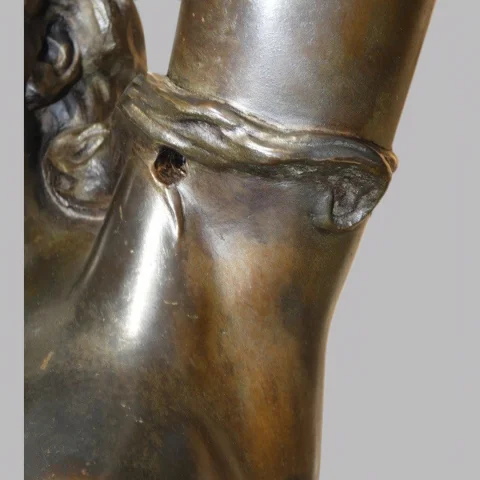 Bronze "La fée de l'électricité" Giovanni TURINI (1841–1899), circa 1880 — Ausgezeichneter Zustand