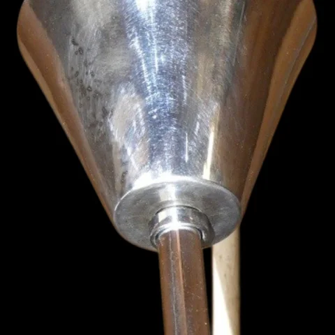 Space-Age-Vintage-Kronleuchter, 1960er/70er Jahre, Glas und Chrom, Raak, Erco — Ausgezeichneter Zustand