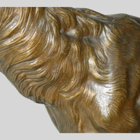 Animalier bronzen sculptuur "Bralende hert" Ch. VALTON (1851-1918) Frankrijk — Uitstekende staat