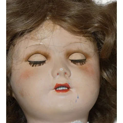 Große SFBJ-Puppe Modell 301 Größe 12 Pappmaché 1930–40 — Guter Zustand
