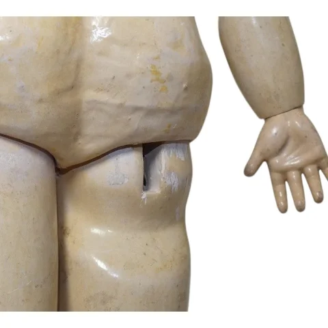 Große SFBJ-Puppe Modell 301 Größe 12 Pappmaché 1930–40 — Guter Zustand