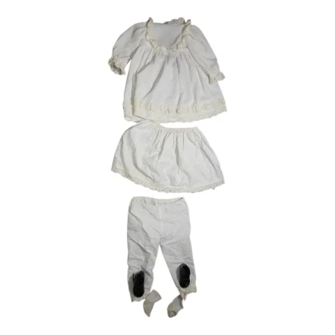 Große SFBJ-Puppe Modell 301 Größe 12 Pappmaché 1930–40 — Guter Zustand