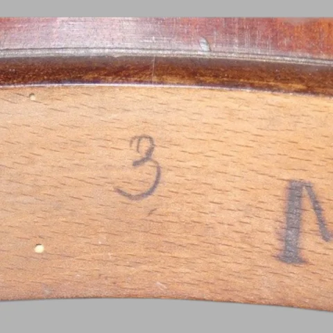 Suite von 4 Gondolstühlen der Restauration (19. Jahrhundert) aus Mahagoni — Guter Zustand