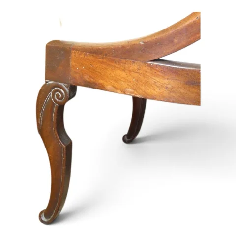 Suite de 4 chaises gondoles d'époque Restauration (XIXe) in mahonie — Goede staat