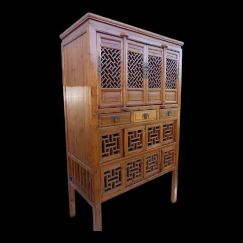 Chinesischer Speiseschrank, Ende 19. / Anfang 20. Jahrhundert – Asien – — Ausgezeichneter Zustand